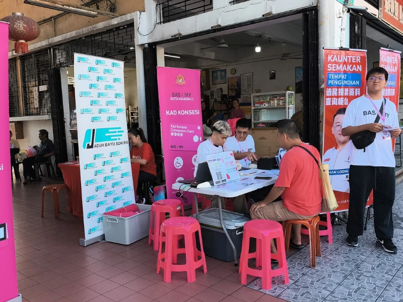 Successful BAS.MY Kad Konsesi Registration Drive Held at Lido Street